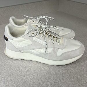 Reebok Men's Classic Leather Cordura White/cream Sneakers Size‎ 11 EUC